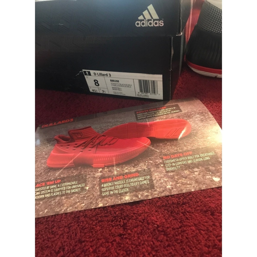 Adidas D Lillard 3 Brand New - Picture 6 of 9